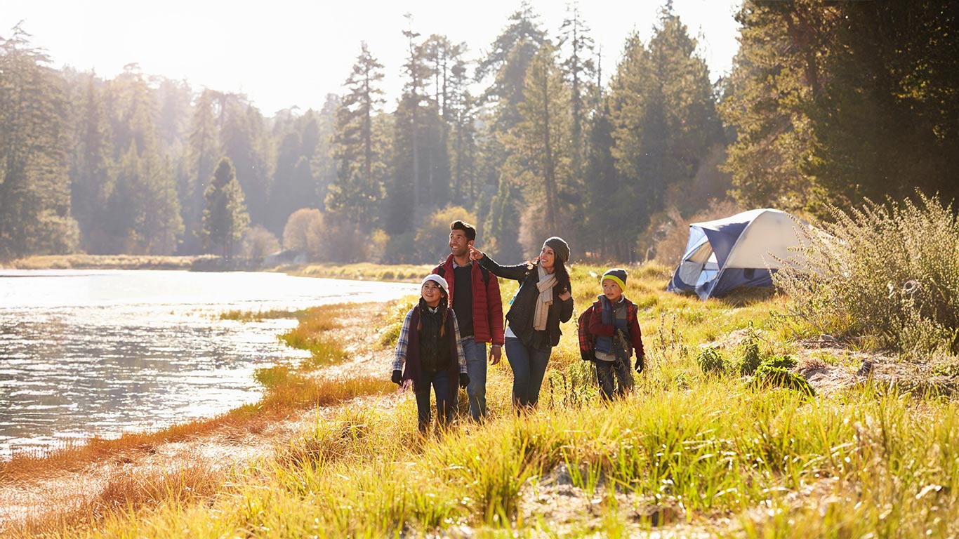 Safe family camping in the Australian outback